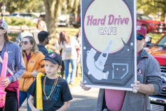 Hard Drive Cafe Sign 