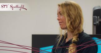 PhD student Stinne Soendergaard studies relationships between exposure to nature and mental focus with neuro tracking technology