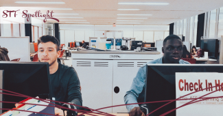 2018 Student Tech Fee funding equipped the ACE Learning Studio with 16 computers, 15 laptops and three touch screen tablets