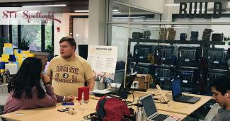 The Innovation Hub gives undergraduate students opportunities to start investigating technology