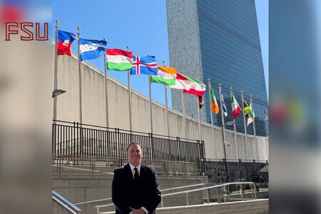 Jonathan Fozard at the United Nations 