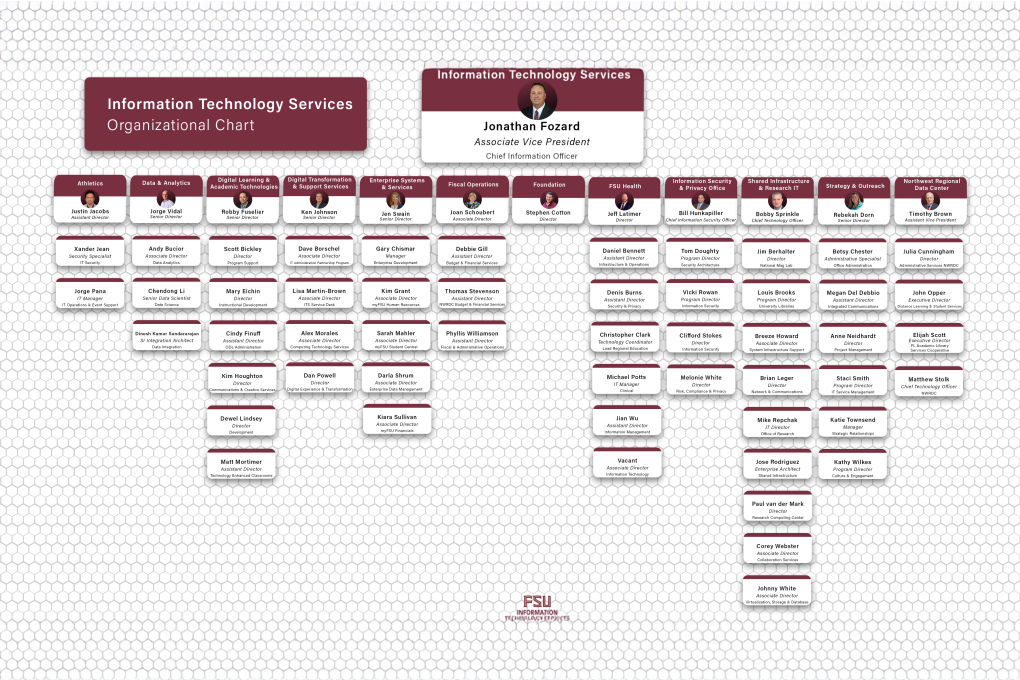 Picture of ITS org chart