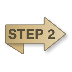 icon that reads step 2