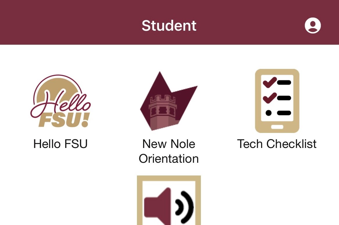 My FSU Mobile App Screen 