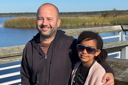 Ben Brownell and his daughter