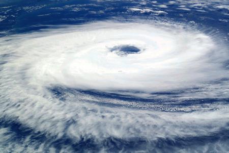 Hurricane aerial image