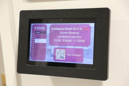 tablet-based conference room reservation system